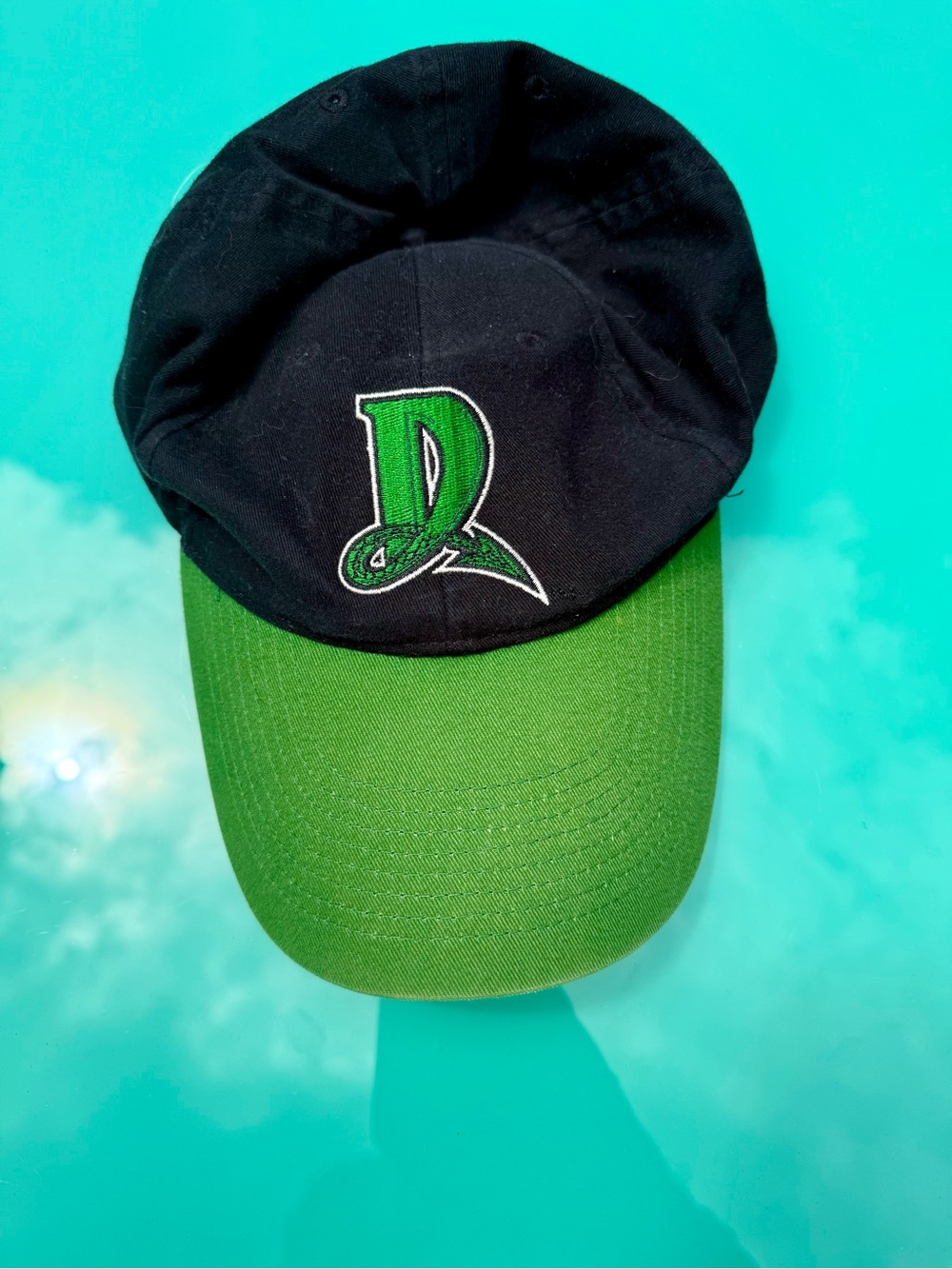 Dayton Dragons Strapback Baseball Cap with Embroidered Dragons Logo
